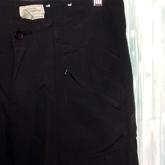 Royal Robbins convertible hiking pants black size 8 - Picture 4 of 10